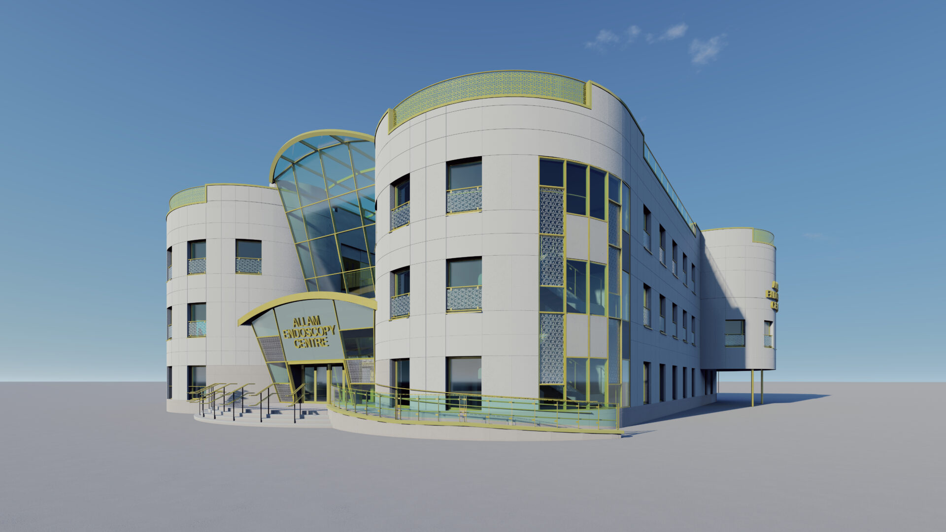 Allam Endoscopy Centre's Architectural Design - 3D Visualisation