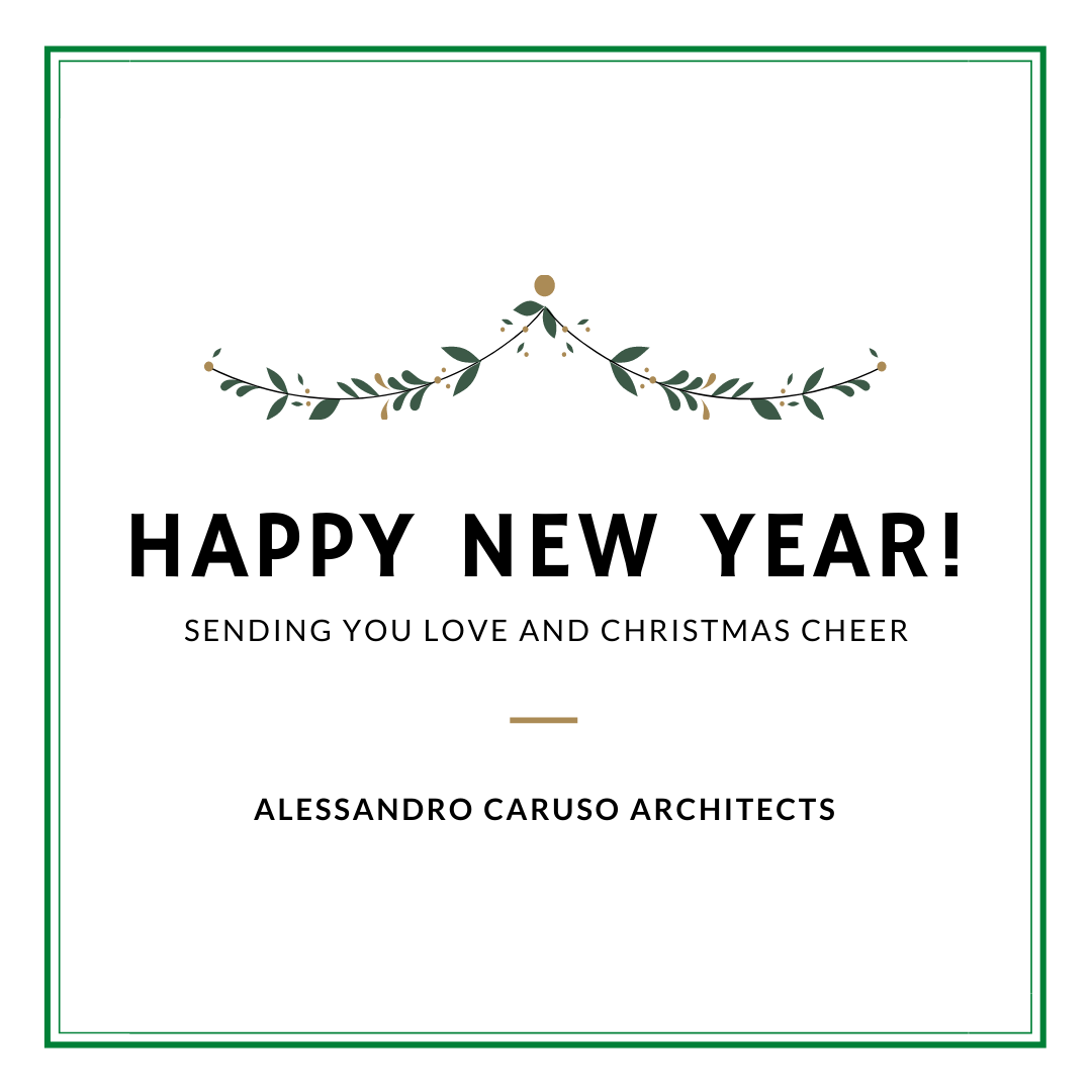 Merry Christmas From Alessandro Caruso Architects (ACA) - Happy New Year