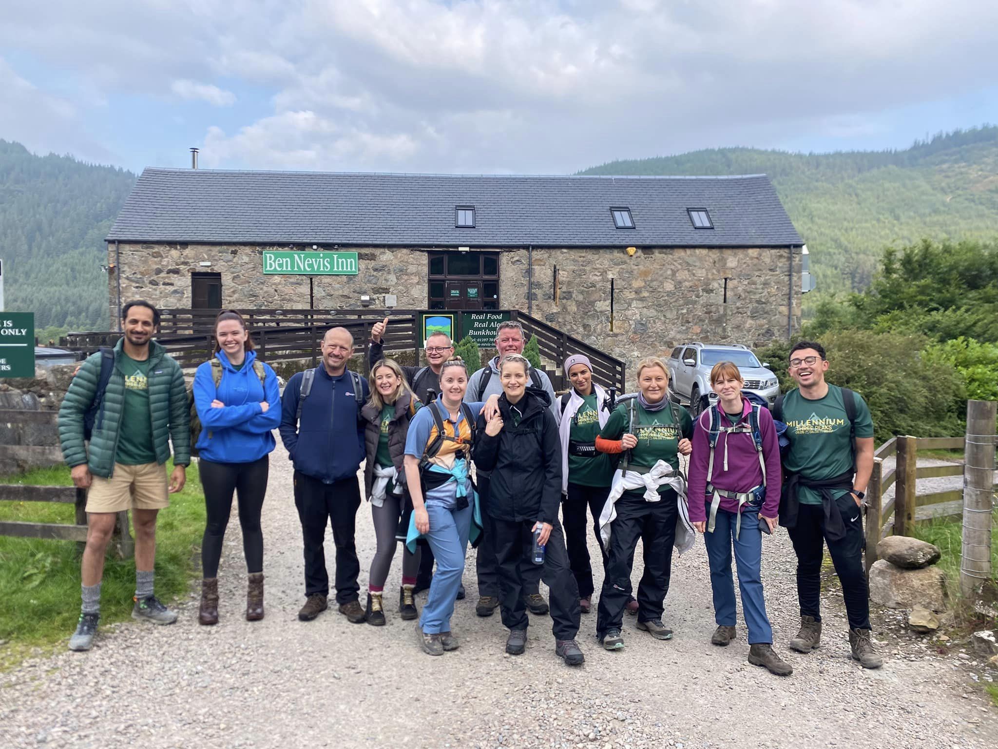 Millennium Care climb the 3 peaks as a charity challenge